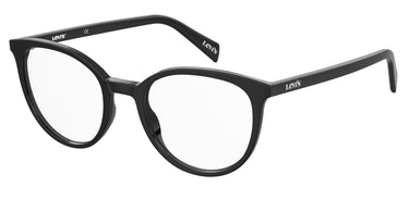 Premium Women Levi's Model Eyeglasses: LV 1019 - Black- SpecSMART Eye Clinic (Diagonal View)
